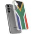South Africa Flag Distressed Galaxy S24 Plus Clear Case